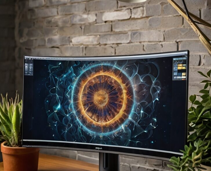 monitor lengkung samsung